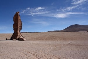 In a desert like this, there is water. Not always in the ground, but in the air!