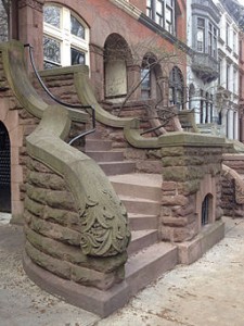 A brownstone rowhouse in Brooklyn. More brownstones remain in Brooklyn than anywhere else in New York City. (Photo credit: By SteveStrummer/Wikimedia Commons 