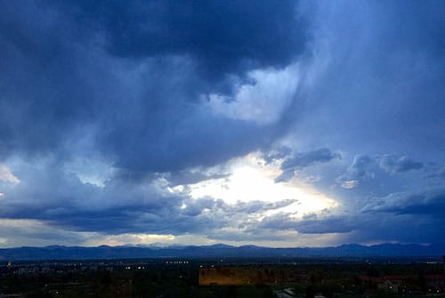 Storm clouds