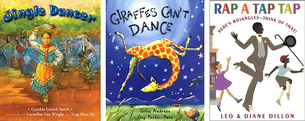 Jingle Dancer, Giraffes Can't Dance, Rap a Tap Tap