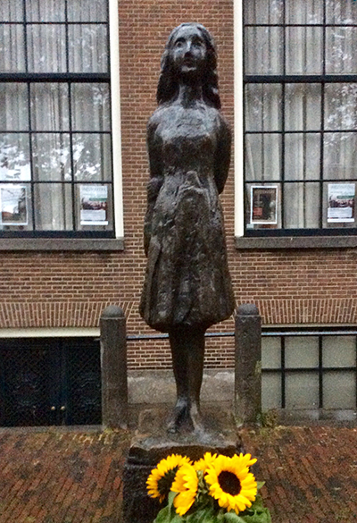 Anne Frank statue