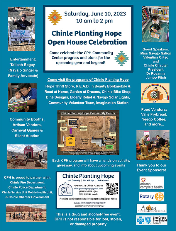 Chinle Planting Hope Open House Celebration